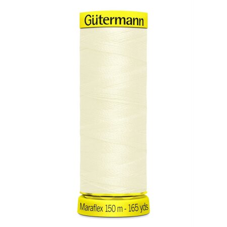 Gütermann Maraflex 150m - elastisches Nähgarn für dehnbare Stoffe Nr.  1