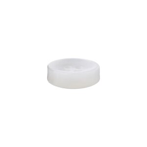 Poly button 4-hole 9mm white