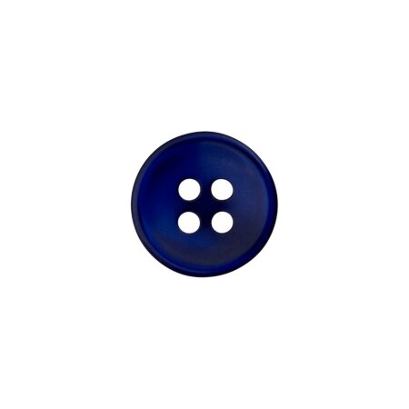 Poly button 4-hole 9mm navy