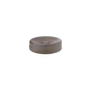 Poly button 4-hole 9mm grey