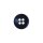 Poly button 4-hole 9mm navy