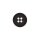 Poly button 4-hole 11mm black