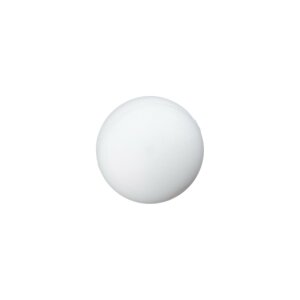 Poly button eyelet ball 9mm white