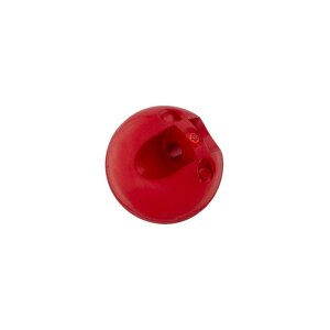 Poly button eyelet ball 9mm red