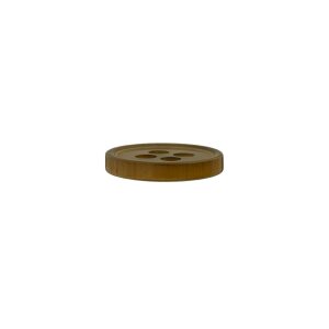 Poly button 4-hole 11mm light olive