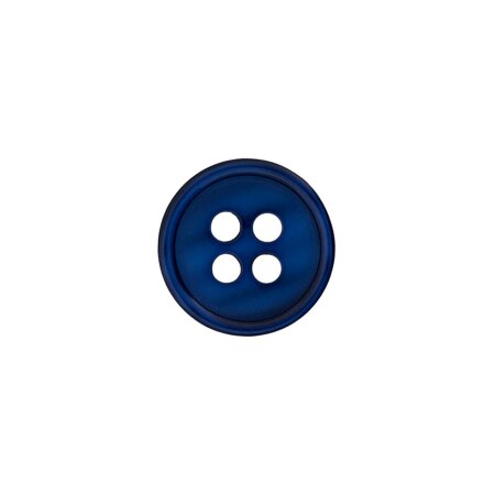 Poly button 4-hole 11mm navy