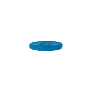 Poly button 4-hole 11mm dark turquoise