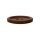 Poly button 2-hole 11mm dark brown