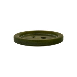 Poly button 2-hole 11mm olive