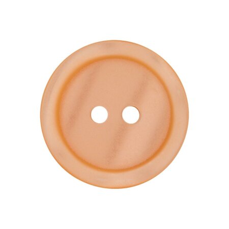 Poly button 2-hole 11mm orange