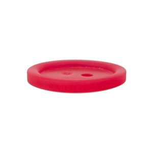 Poly button 2-hole 11mm pink