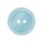 Poly button 2-hole 11mm light blue