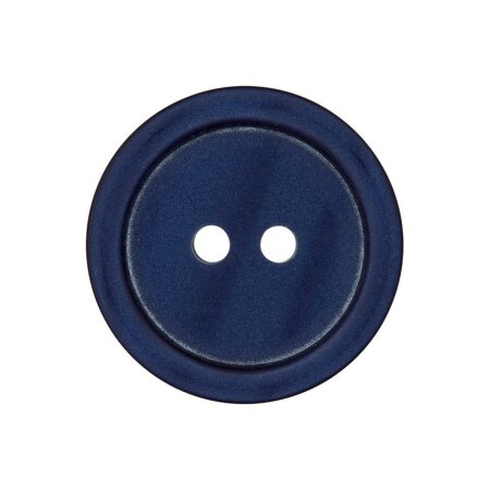 Poly button 2-hole 11mm navy