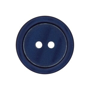 Poly button 2-hole 11mm navy