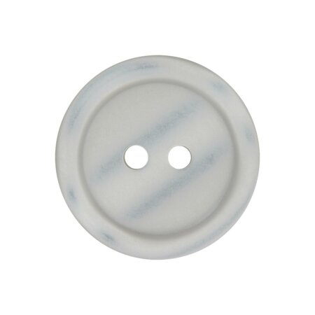 Poly button 2-hole 11mm light grey