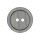 Poly button 2-hole 11mm medium gray