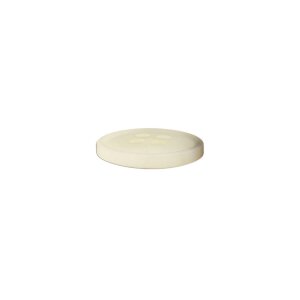 Poly button 4-hole 15mm cream