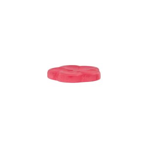 Poly button 2-hole 12mm pink