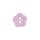 Poly button 2-hole 12mm lilac