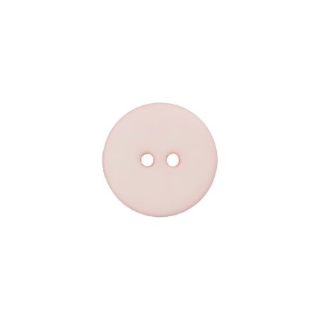 Poly button 2-hole 12mm pink