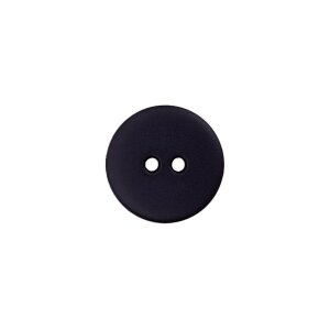 Poly button 2-hole 12mm navy