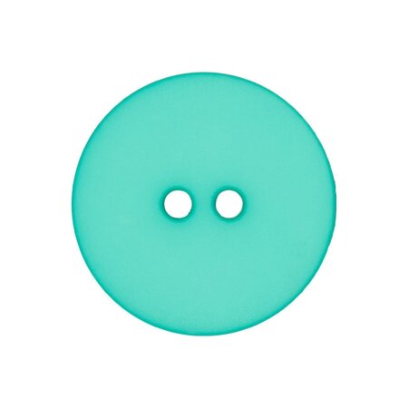 Poly button 2-hole 12mm light green