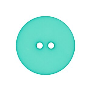 Poly button 2-hole 12mm light green