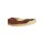 Deer horn imitation 2-hole 11mm medium brown