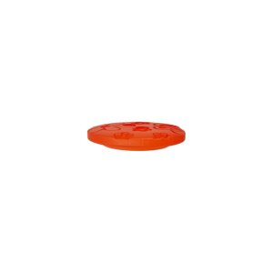 Poly button 2-hole 15mm orange