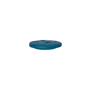 Poly button 2-hole 15mm dark turquoise