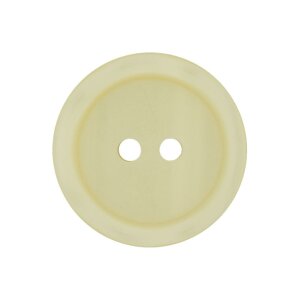 Poly button 2-hole 18mm yellow