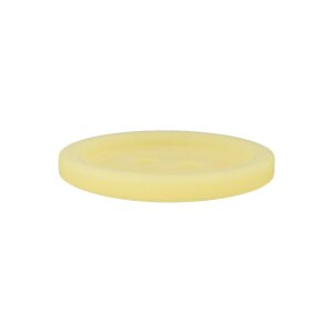 Poly button 2-hole 18mm yellow