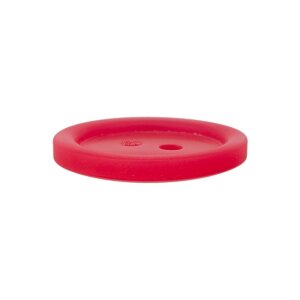 Poly button 2-hole 18mm pink