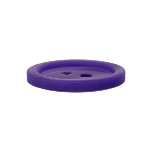 Poly button 2L-hole 18mm violet