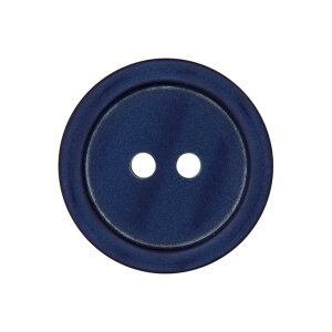 Poly button 2-hole 18mm navy