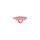 Poly button eyelet star 15mm pink