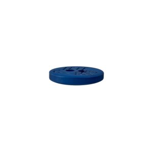 Poly button sheep 2-hole 15mm navy