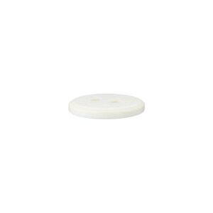 Poly button 2-hole elephant 12mm cream