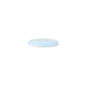 Poly button 2-hole elephant 12mm light blue