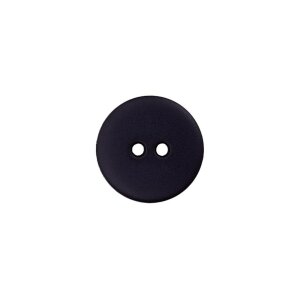 Poly button 2-hole 18mm navy