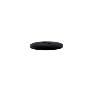 Poly button 2-hole 18mm black