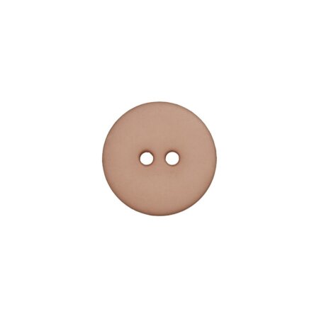 Poly button 2-hole 18mm beige