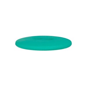 Poly button 2-hole 18mm turquoise