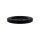 Poly button 4-hole 12mm black