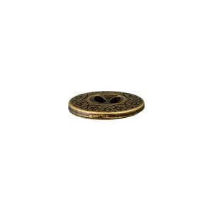 Metal Button 4-hole 11mm antique brass