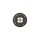 Metal Button 4-hole 11mm old-silver