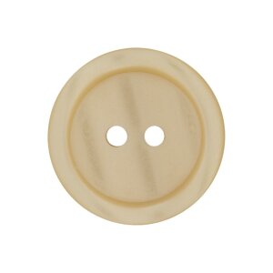 Poly button 2-hole 23mm beige