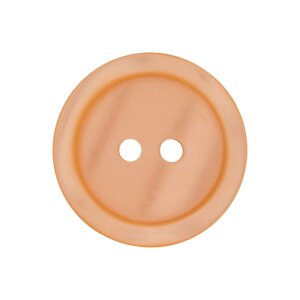 Poly button 2-hole 23mm orange