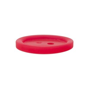 Poly button 2-hole 23mm pink