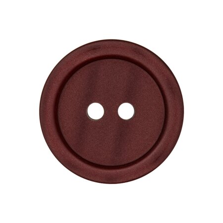 Poly button 2-hole 23mm bordeaux